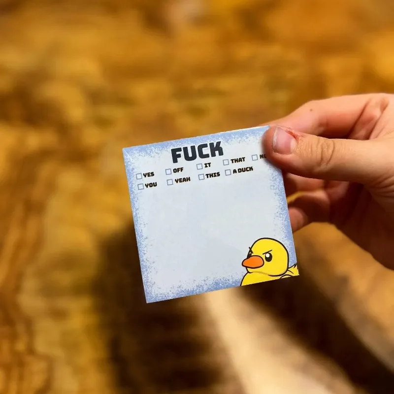 Funny Sassy Duck Sticky Notes. Funny Sassy Duck Sticky Notes