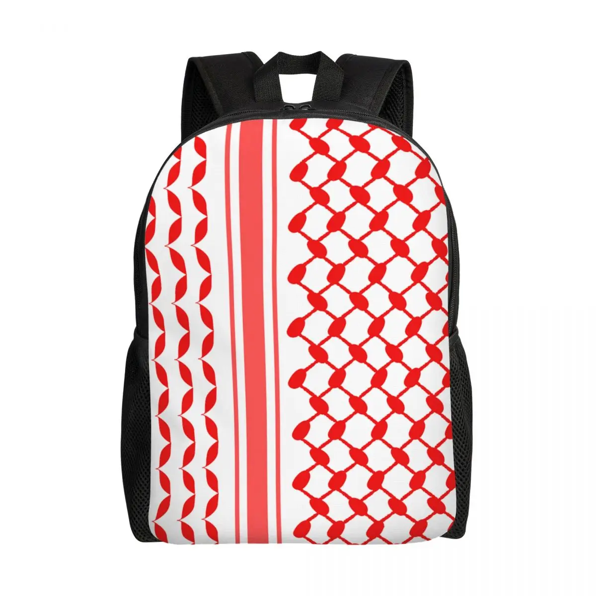 Custom Palestinians Keffiyeh Pattern Backpacks for Men Women School College Students Bookbag Fits 15 Inch Laptop Tradition Bags