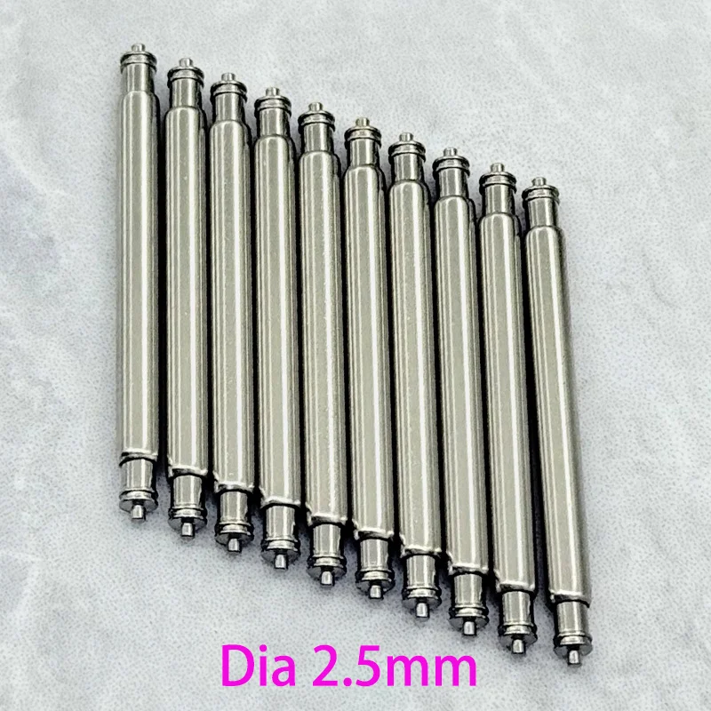 SKX007 Strap Spring Bars Dia 2.0mm 2.5mm Fits SKX007 SKX009 Turtle Watch Case Watch Bracelet 26mm 24mm 22mm 20mm Band Link Pins