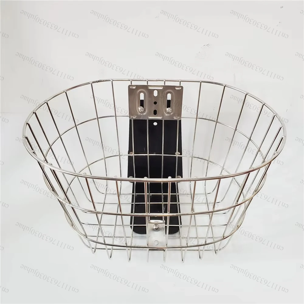 Front basket made of stainless steel material