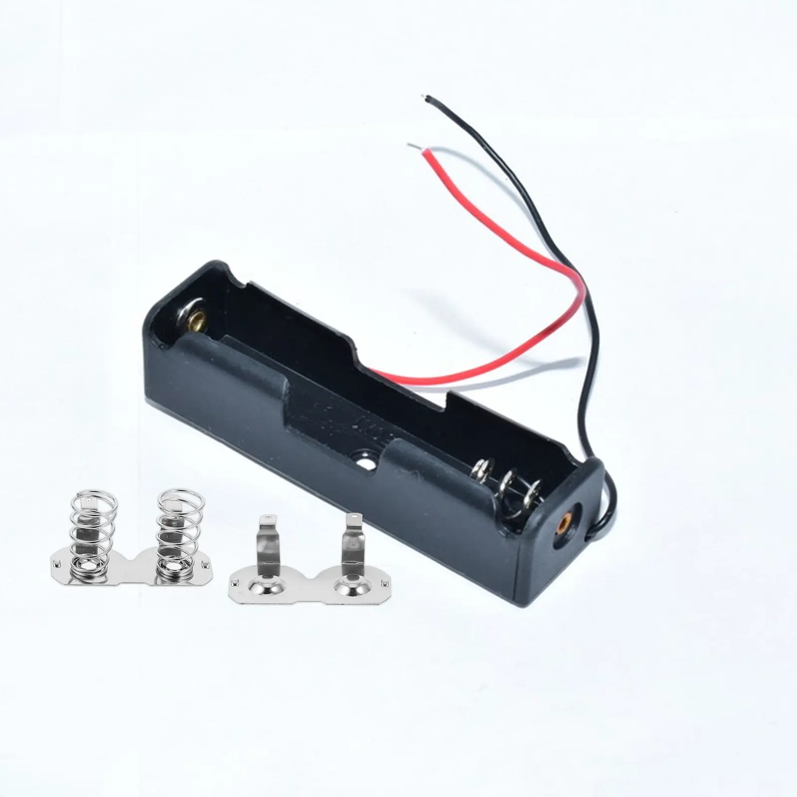 10Sets Battery Spring Plate Set Wear Resistant Elastic Metal Contact for 18650 Battery Conversion Ideal for Flashlight and