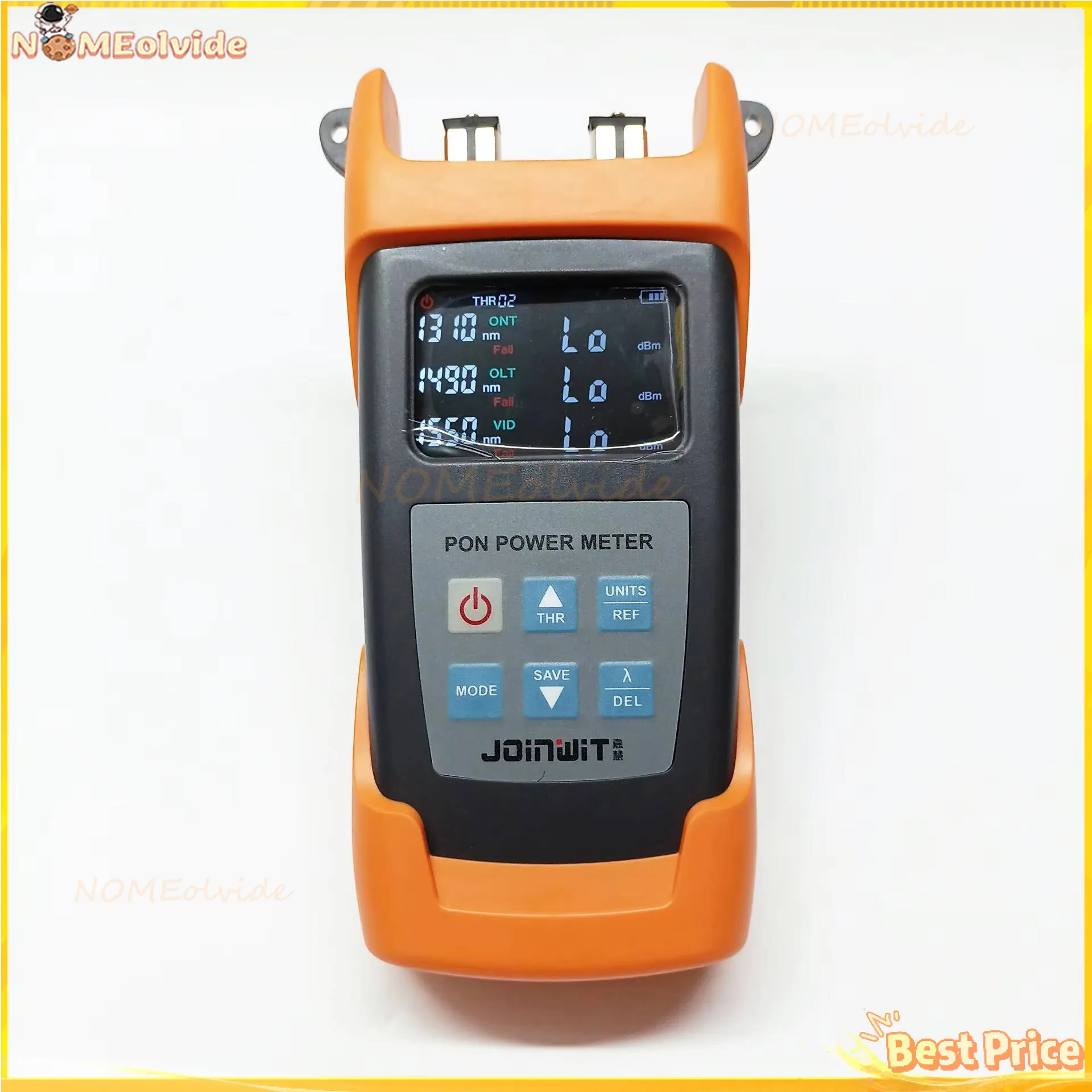 

Joinwit JW3213B PON Optical Power Meter, 1310, 1490, 1550Nm, FTTX Digital Fiber Tester FTTH Tool