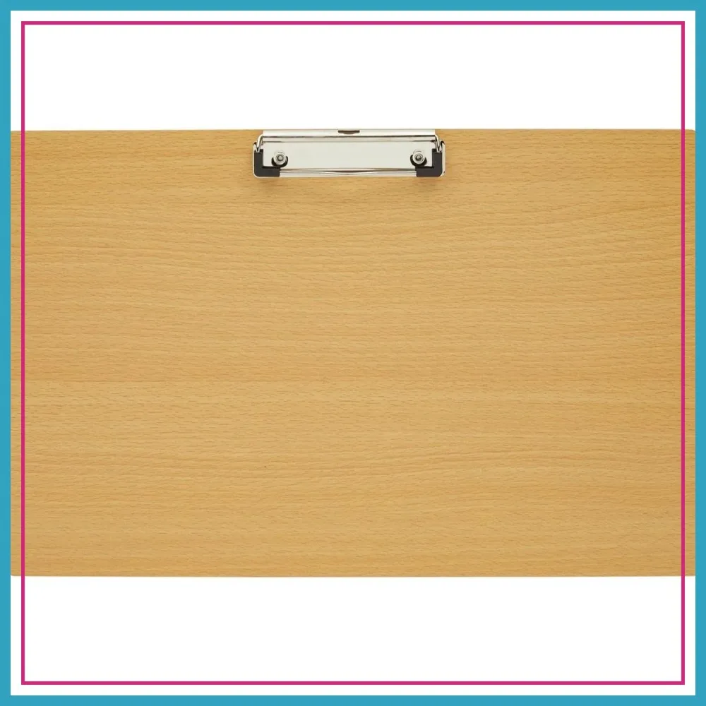 

Natural Wood Clipboard 11.5x17in - Portable Lap Board & Easel for Forms, Drawing