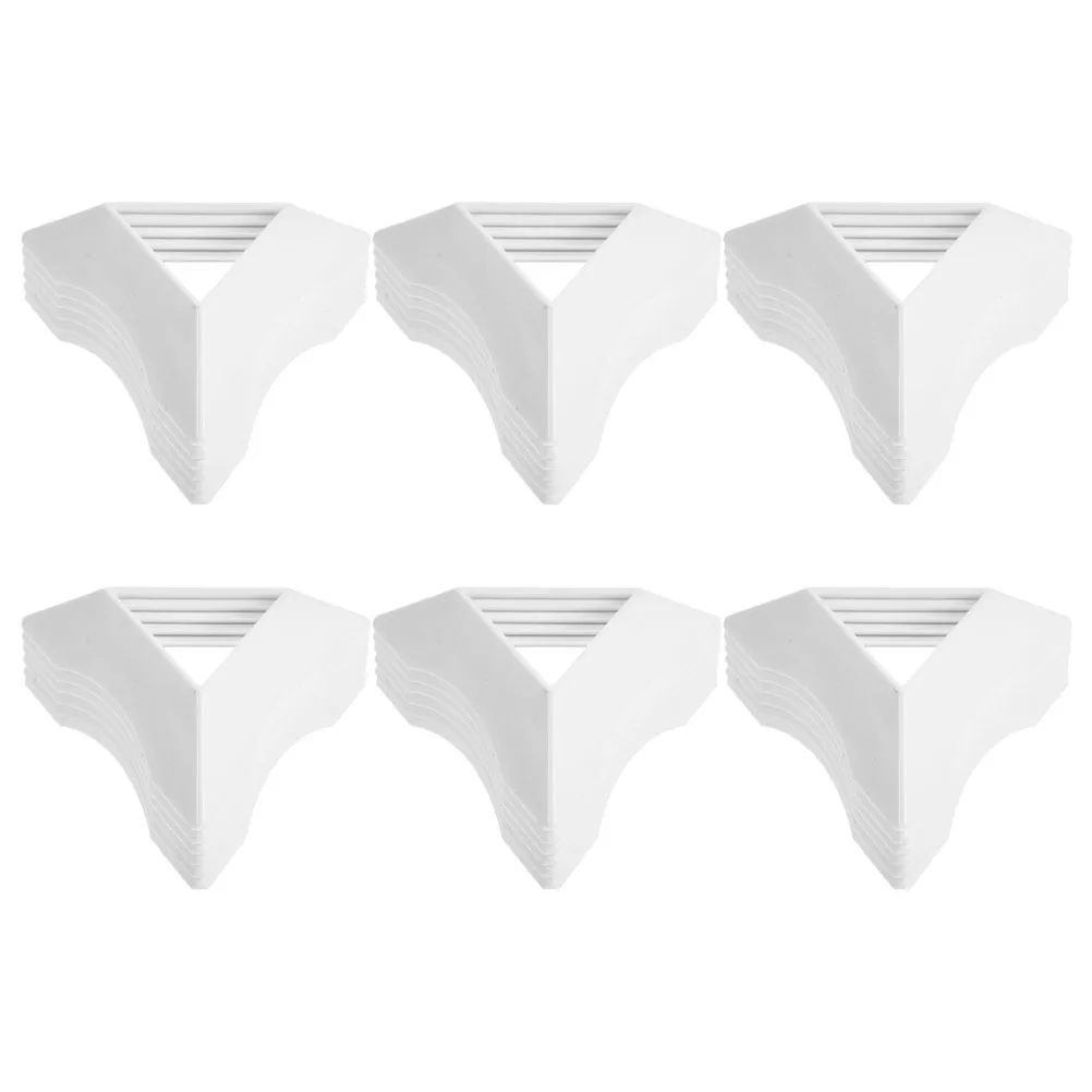 

30Pcs Cube Base Display Stand Plastic Transparent Speed Cube Holder Tripod for Stable Storage Organization Plastic Display Stand