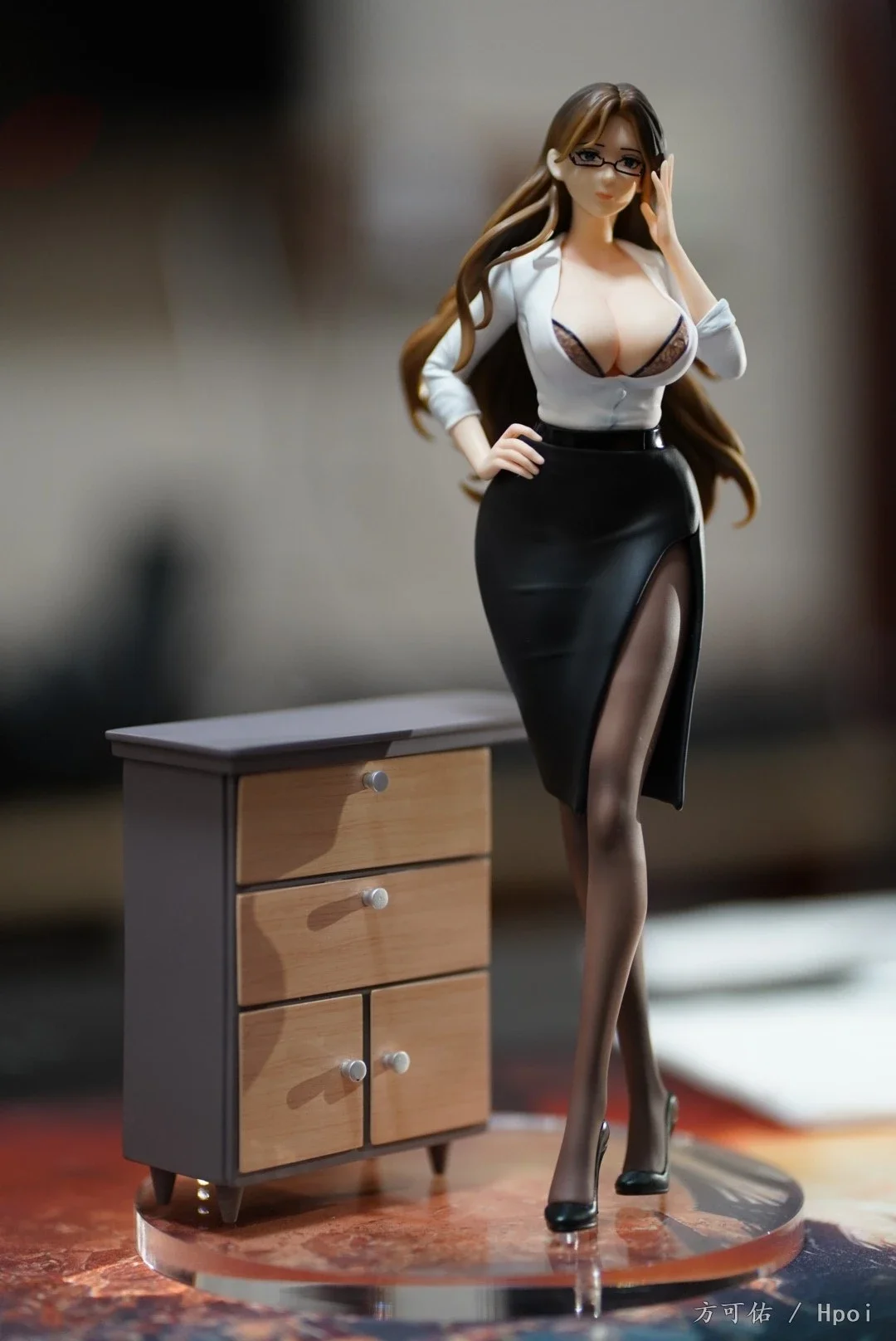 【ZW】HEALING Female Boss Shio Kuroshima Scale 1/6 Figures Toy Model Toy Gift