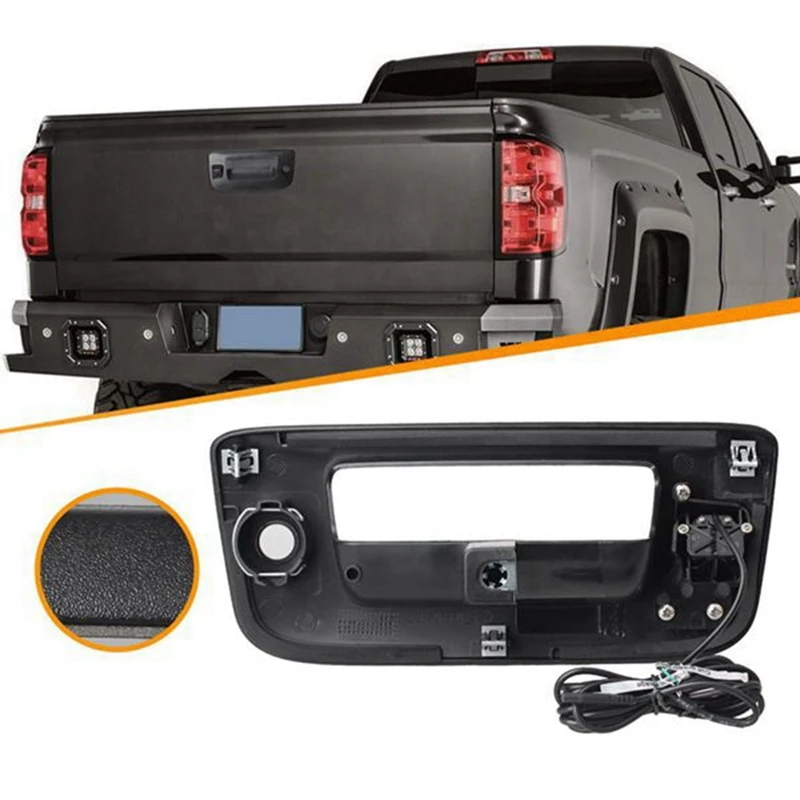 

Vehicle Tailgate Handle Backup Camera Reverse Rear View Cameras Replacement For Chevrolet Silverado GMC Sierra 2007-2013