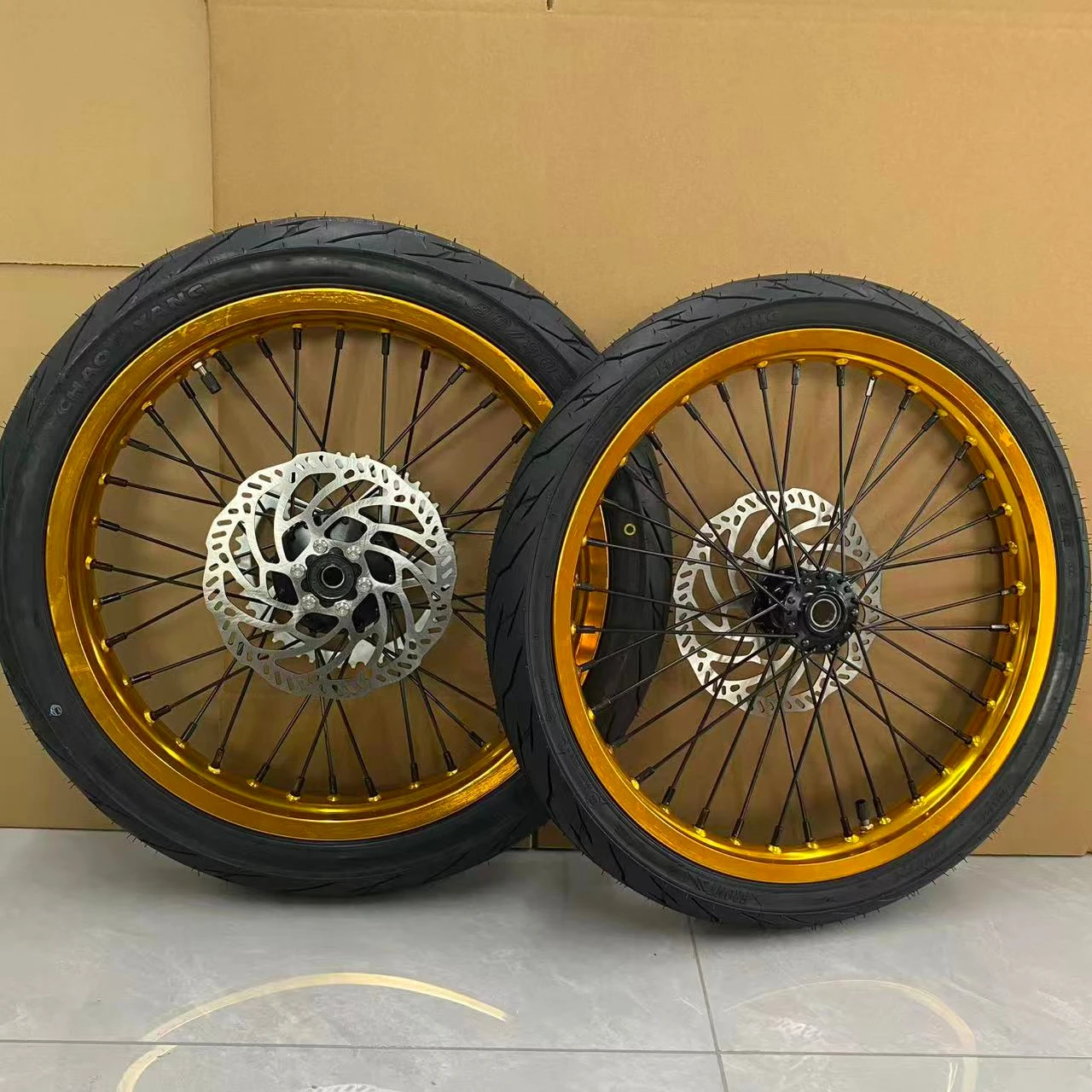 Light Bee Ebike Wheel Sets Electric Bike Sur-ron Supermoto 17incc With Disc And Sprocket