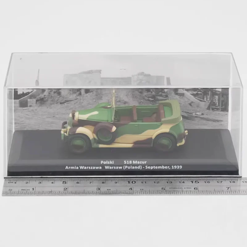 IXO Modellino in Scala 1:43 in Lega, Veicolo Militare 518 Mazur 1939, Giocattolo da Collezione, Regalo, Esposizione Statica