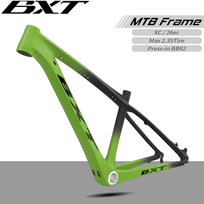 

Карбоновая рама для горного велосипеда 26 дюймов, T1000, углеродное волокно, плетение 3K