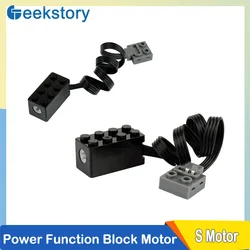 S Drive Motor Speed Bricks Motor Support Forward Reverse Slow Speed Torque For Legoeds Building Blocks Parts Power Functions