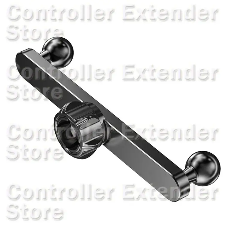 

N84B Rotation Extension Rod Joint Connector Adapter Aluminum Double 17mm Ball Mount Extension 1 to 2 Joint Head Extender