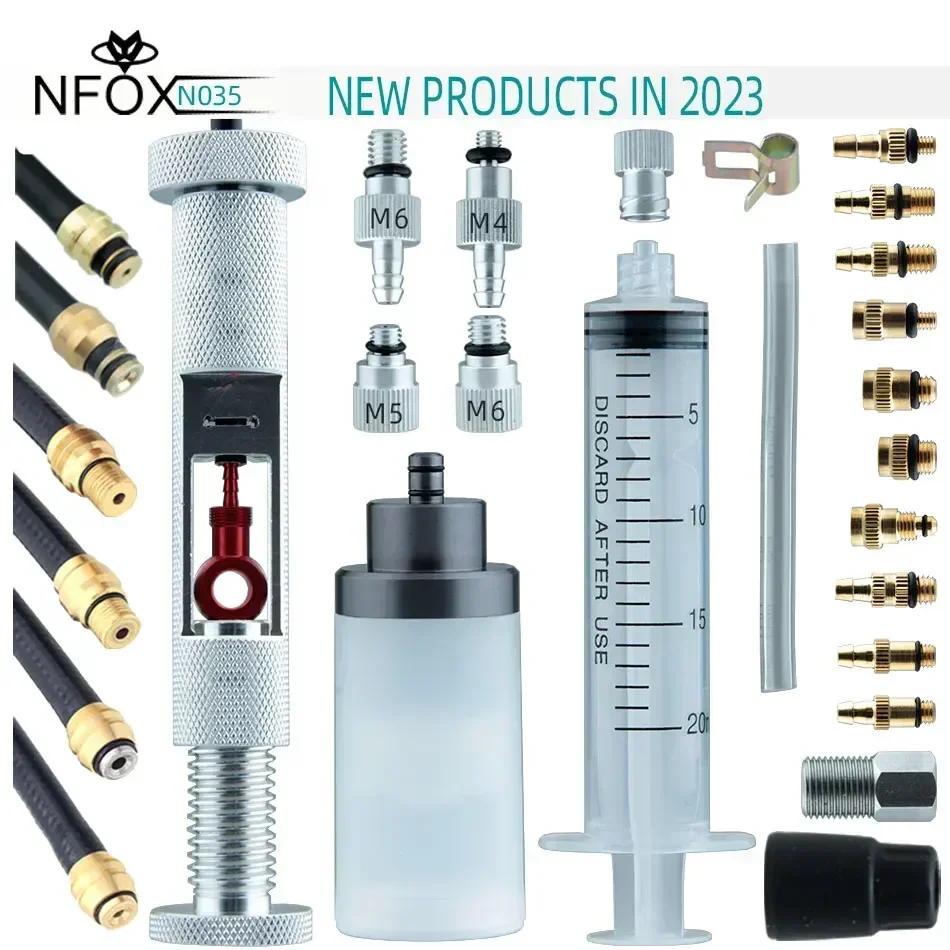 

Многофункциональная гидравлическая тормозная игла NFOX для ремонта велосипедов, многофункциональный инструмент для ремонта велосипеда, комплект EZmtb, масляная труба, режущий винт, крышка