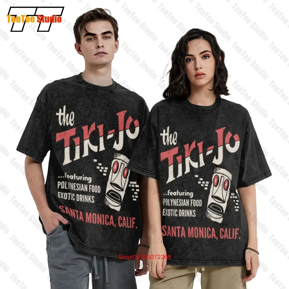 The Tiki Jo Santa Monica Ca Vintage Bar Vintage Oversized T-Shirt TRDL