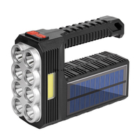 2024 COB Solar Charge Waterproof Fishing Lantern USB Handing Outdoor Rechargeable Spotlight Searchlight Working Searching Light