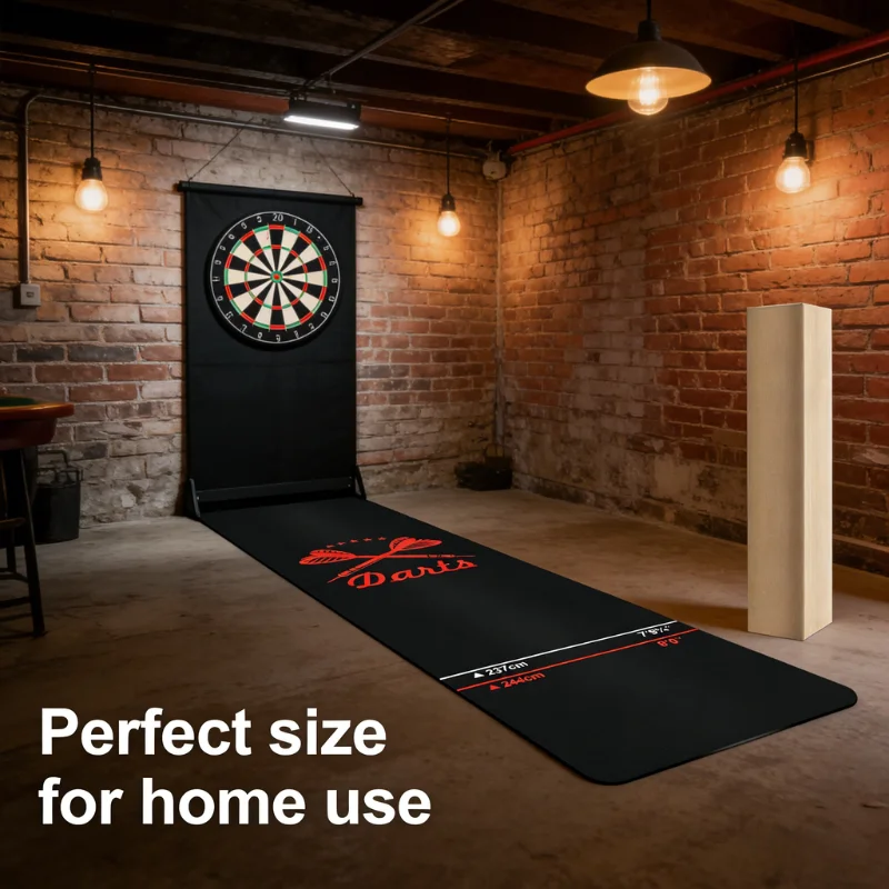 Dart Training Mat Wear-Resistant Floor Protection Mat for Dart Game Bar GameRoom Home Decoration Rug