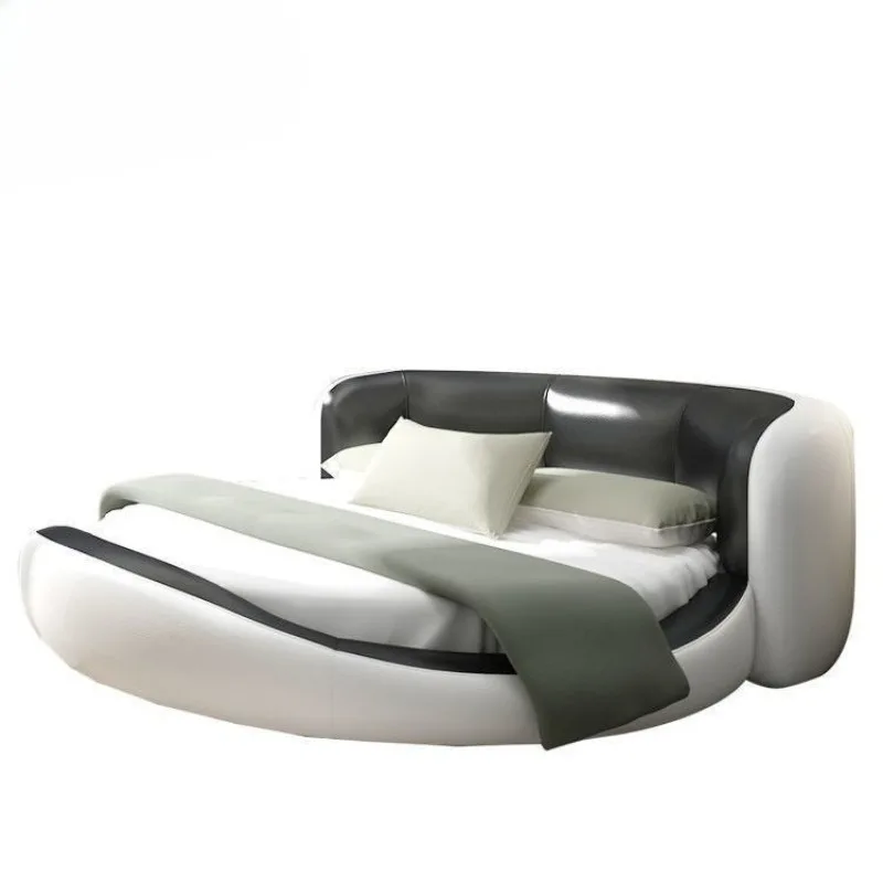 Master bed Soft princess bed Hotel villa Electric bed