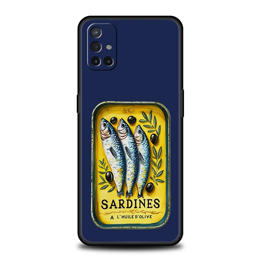 Phone Case For OnePlus 15 13 12 11 10 9 Pro 15T 13T 15R 13R 12R 11R 10R 9RT 8T 7T Nord 2T CE 2 3 5G Cover Sardine Lobster Fish