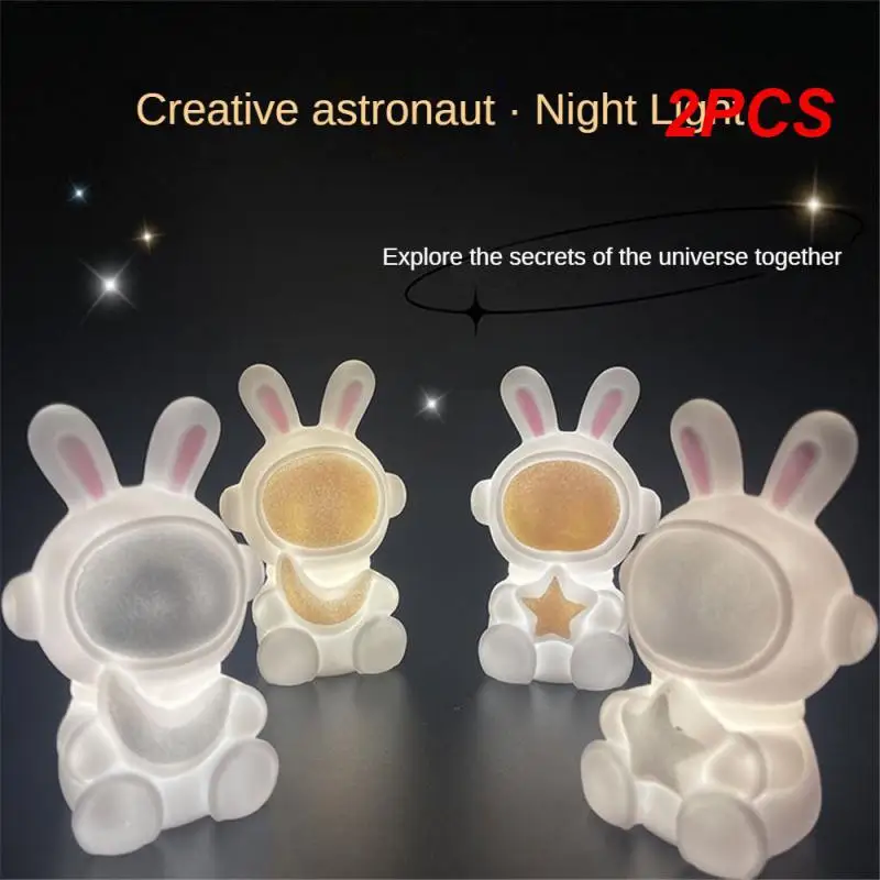 

2PCS Dimming Vinyl Night Light Soft To The Touch Portable Night Light Does Not Hurt Eyes Night Light Soft Unique Design