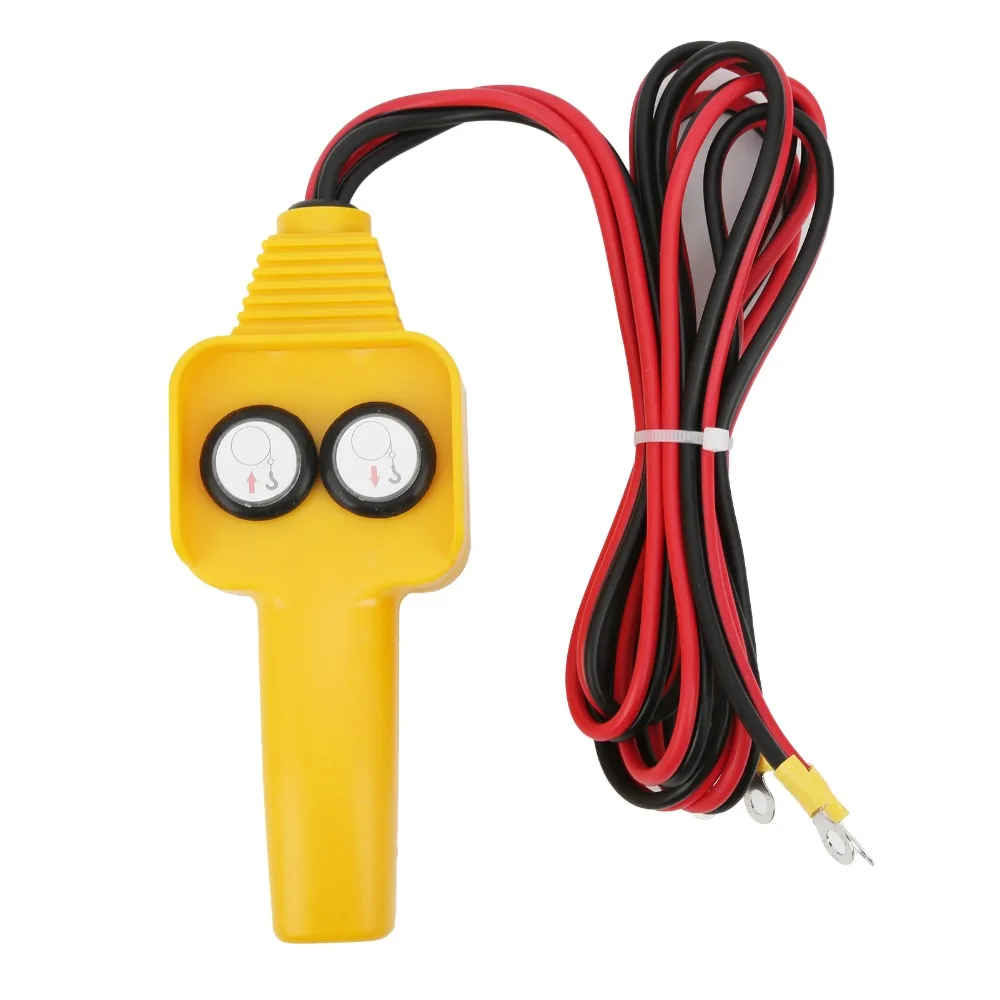 12V Voltage Winch Wired Controller 1500-5000lbs Capacity Push Button Style Push Button Winch Remote Winch Hand Control Assembly
