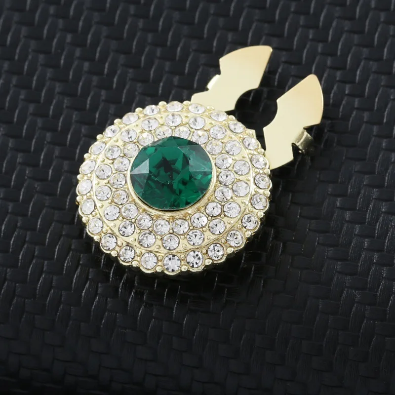 1 قطعة أزرار أكمام زهرة حجر الراين فريد زر مجوهرات أنيقة زر يغطي للرجال النساء فساتين راقية اكسسوارات الديكور #5