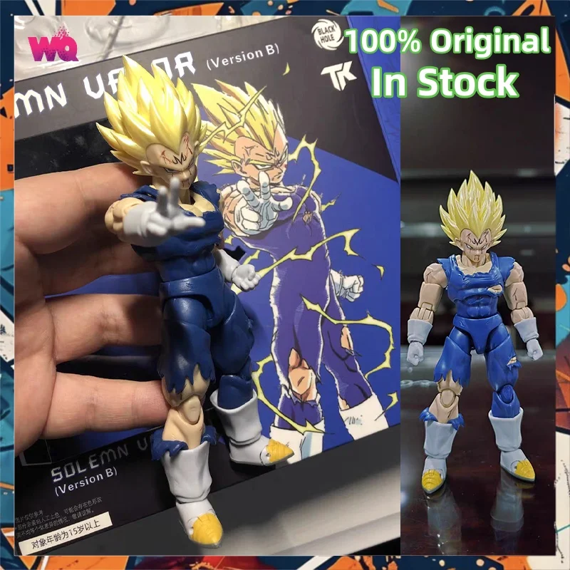 

In Stock Black Hole TK Custom Dragon Ball Z Super Saiyan SSJ Majin Vegeta Battle Full Power Anime Action Figures Model Gift Toys