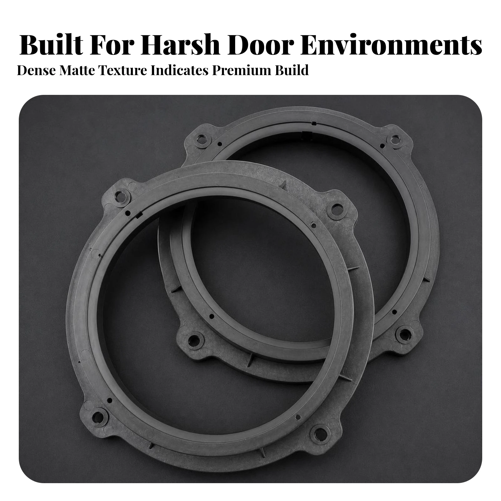 Speaker Mounting Spacer Rings Rigid Speaker Adapter Rings Hardware Easy to Install Practical for Car Audio Installers