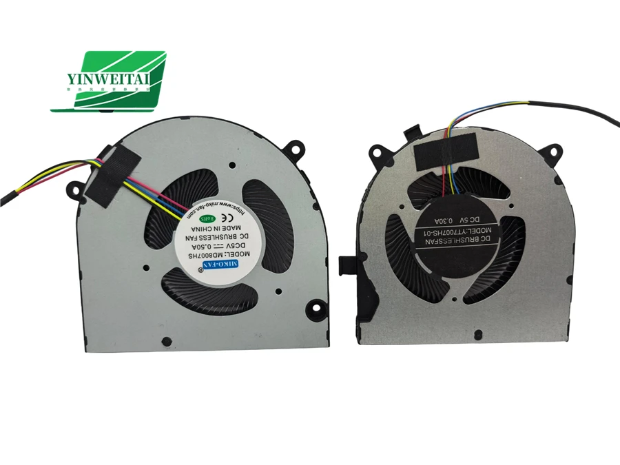 

Вентиляторы для ноутбуков DC 5V YT8507HS и YT7007HS подходят для FireBat Zhongyan U6, U5e, U4, HW042AF01