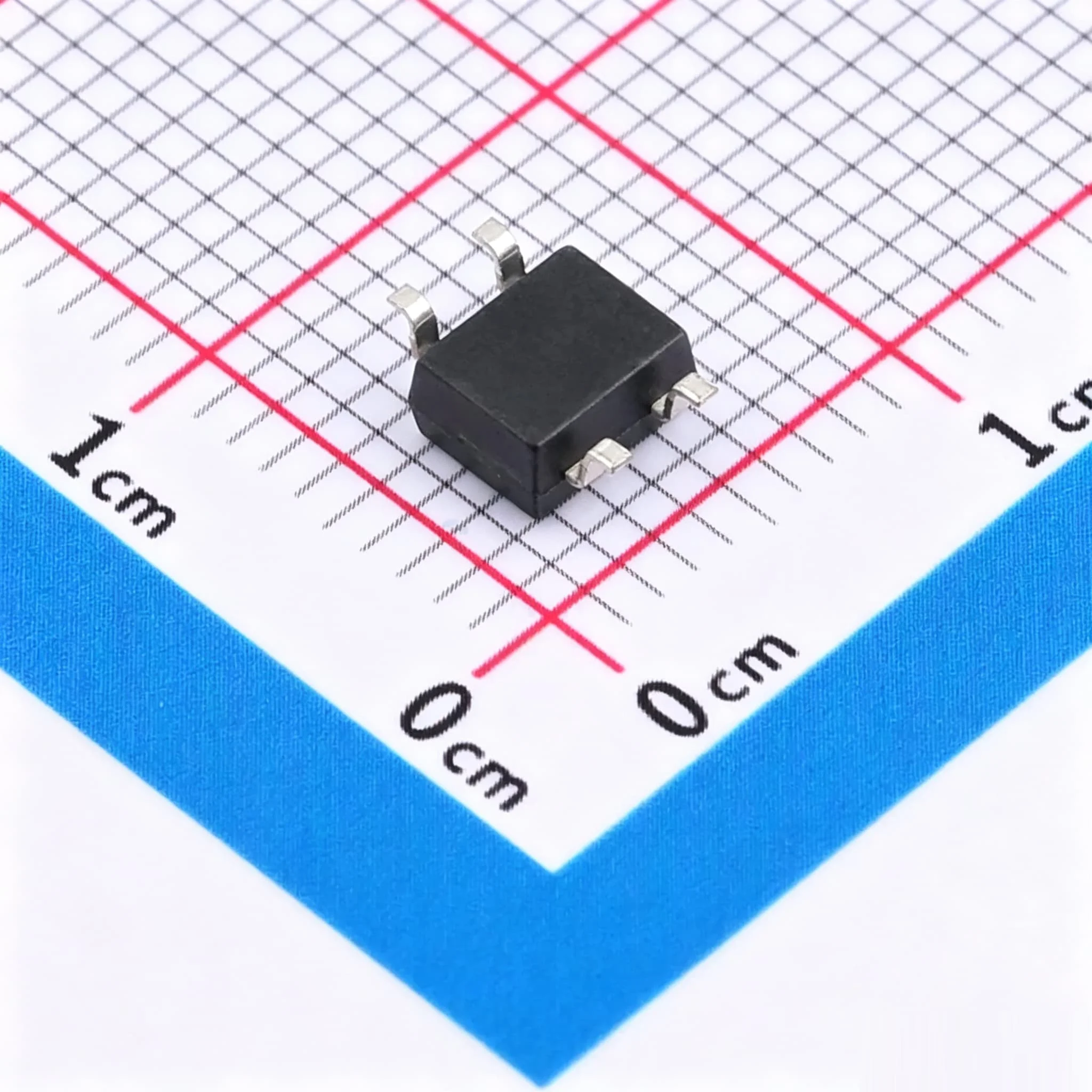 (100PCS) 100% New MB6S SOP-4 0.5A 600V Single Phases Diode Rectifier Bridge In Stock