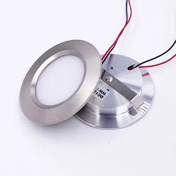 מיני דאונלייט LED דק במיוחד 3W מוטמע פנס קטן לתקרה DC12V מטבח חדר אמבטיה מראה פנסי ראש מובנים