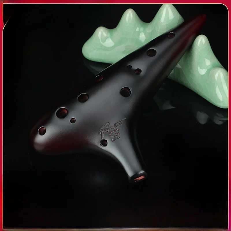 

Profional Linfeng Fu Series 2-Hole Cerc Flute High-eld Burnt Cra Profional Performance Level Musical Instrument