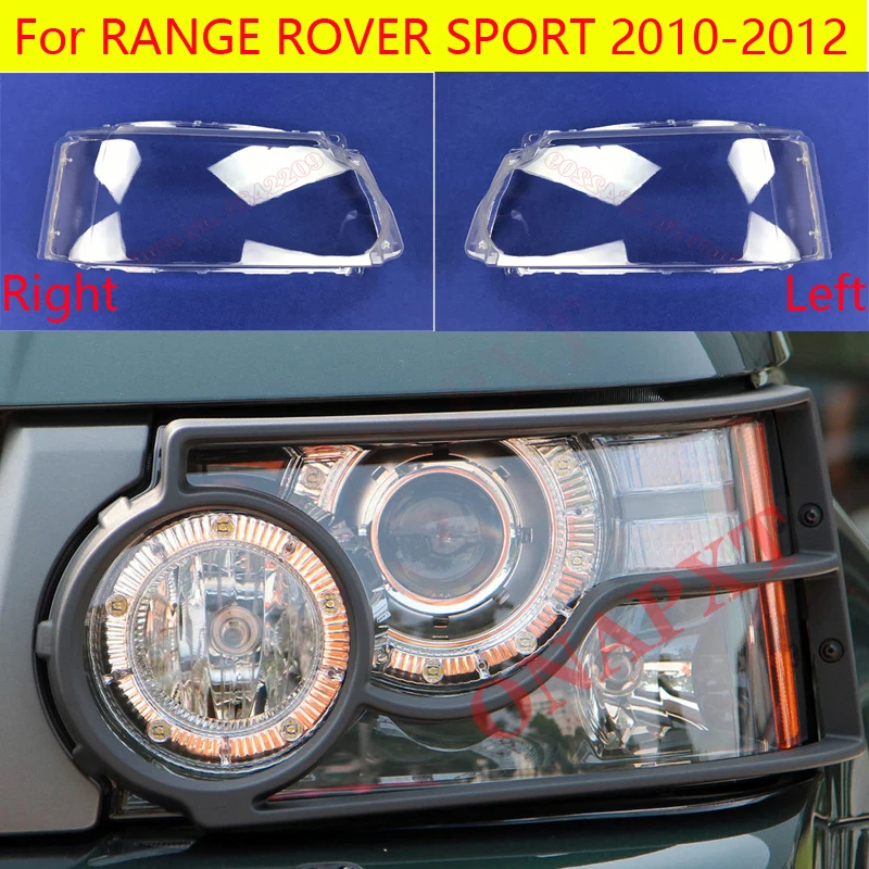 

Transparent Lampshade Lamp Shade Front Headlight Cover Glass Lens Shell For LAND ROVER RANGE ROVER SPORT 2010-2012