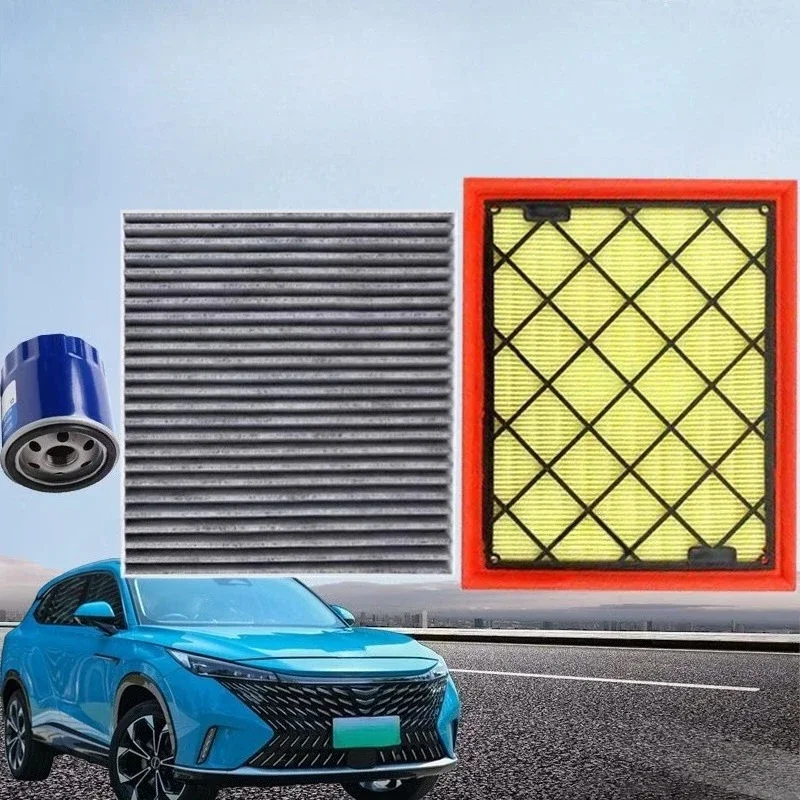

3pcs Filter Set For Roewe eRX5 (first /Third generation) 1.5T plug-in hybrid power Engine Cabin AC Air Oil Filter Spare Parts