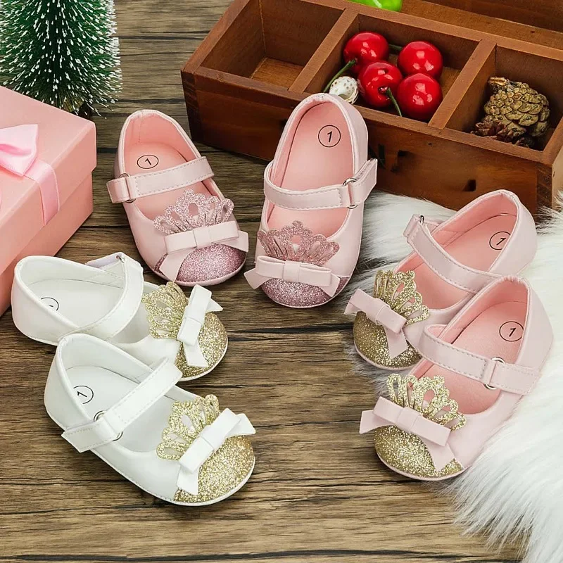 

Zapatos Niña Soft Sole Baby Shoe 2023 Autumn New Fashion Princess Shoe Anti Slip Walking Shoe Sequin Girl Shoe Туфли Для Девочки