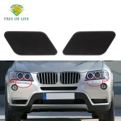 51117212953 51117212954 Front Bumper Headlamp Washer Spray Nozzle Cover Jet Cap Lid For BMW X3 F25 2010 2011 2012 2013 2014