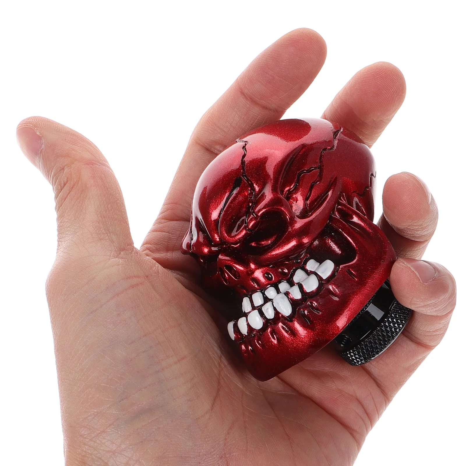 الجمجمة والعتاد التحول المقبض الراتنج دليل سيارة شيفتر مقبض العالمي صالح دائم عصا التحول ملحق لنقل السيارات #6