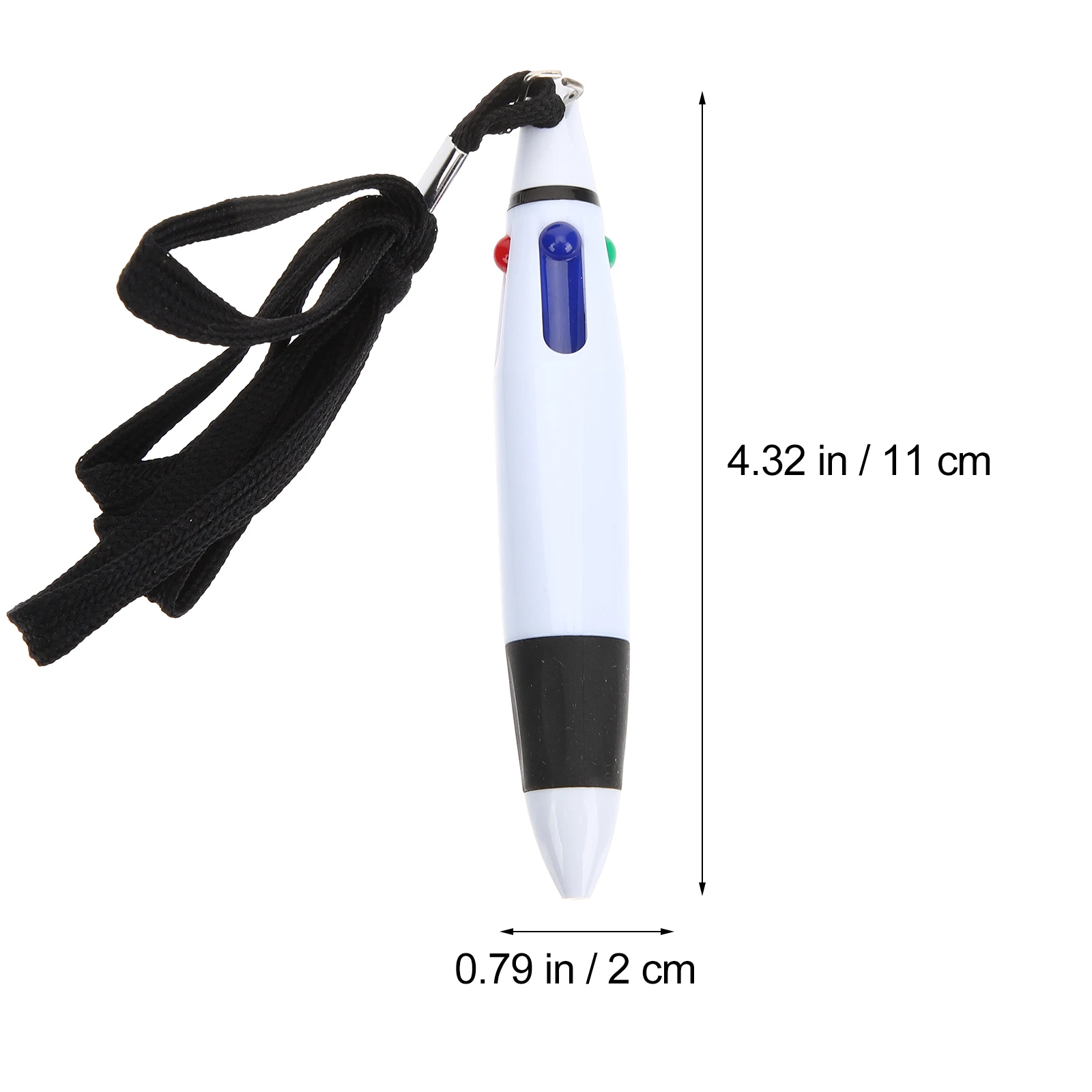 

10 Pcs Ballpoint Pen Neck Strap Retractable Teachers Students Nurse Multicolor Pen In One Cool Pens School Supplies Kids