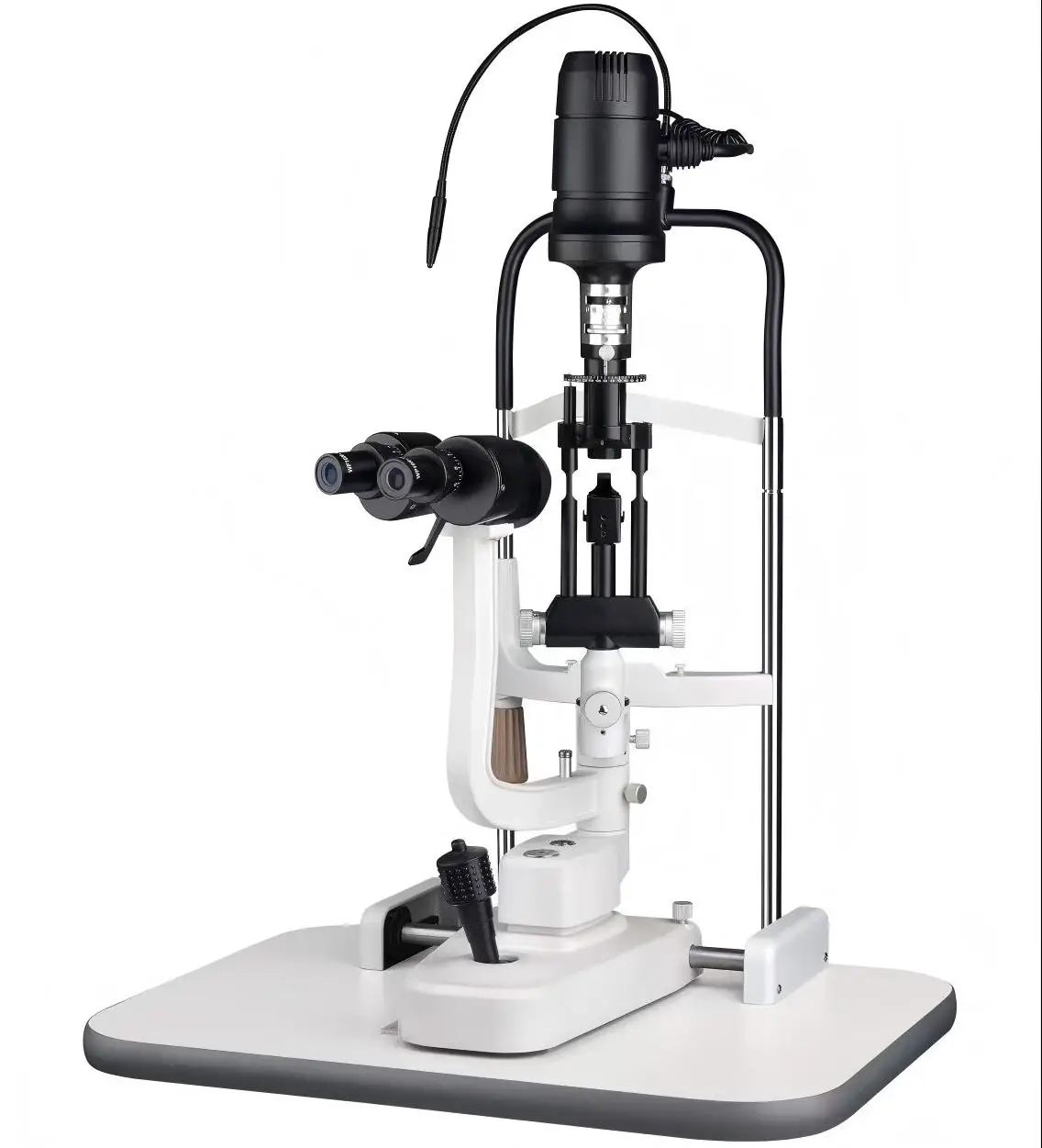 Professional Eye Examination Ophthalmic Eye Exam LED Slit Lamp Microscope With High Precise Eyepiece