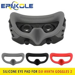 Silicone Eye Pad for DJI AVATA Goggles 2 Face Cushion Cover Sweat-Proof Washable Foam Padding for DJI Avata Combo Accessories