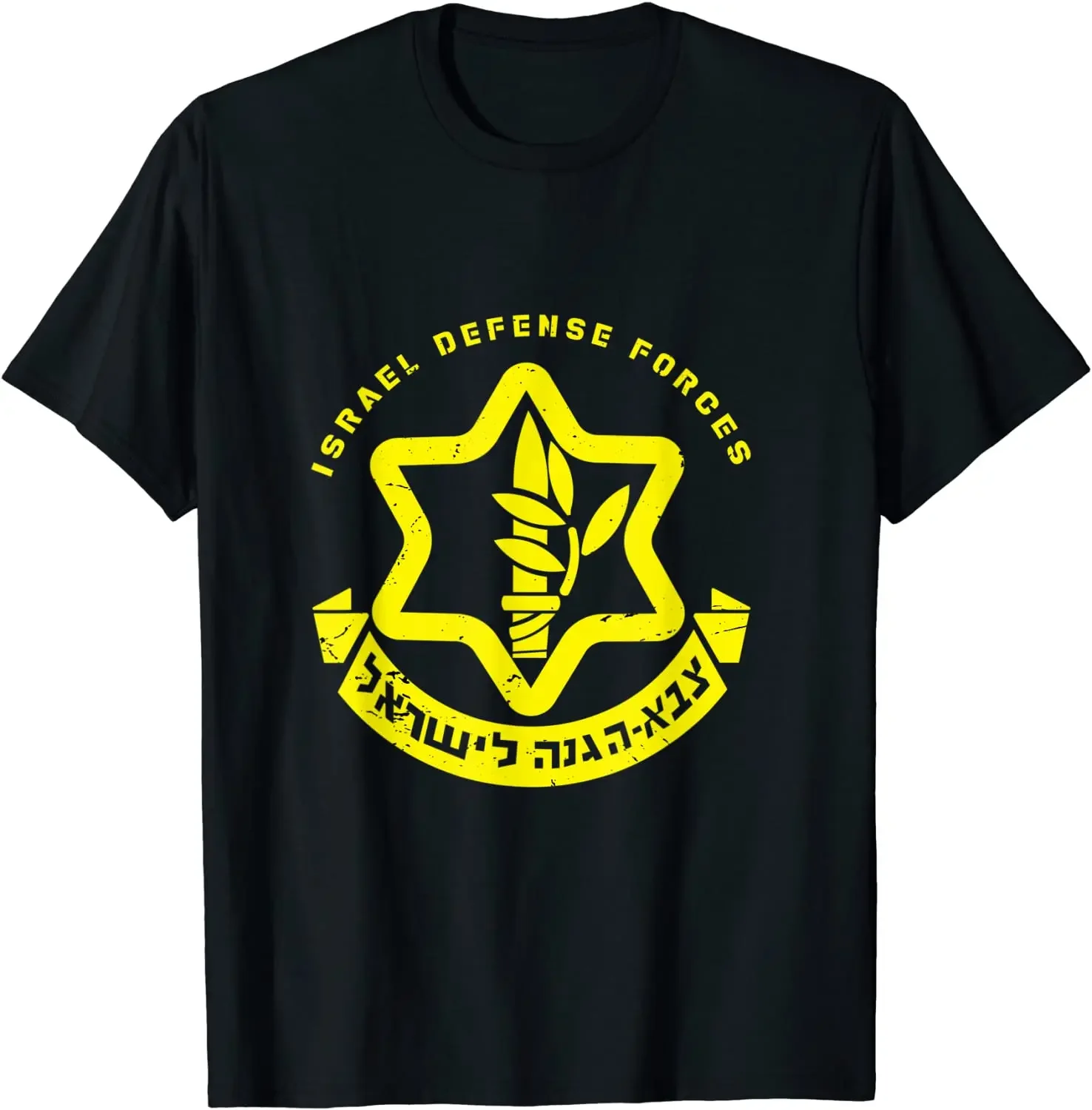 

Israel Defense Forces Men T-Shirt Short Casual 100% Cotton Harajuku Shirts