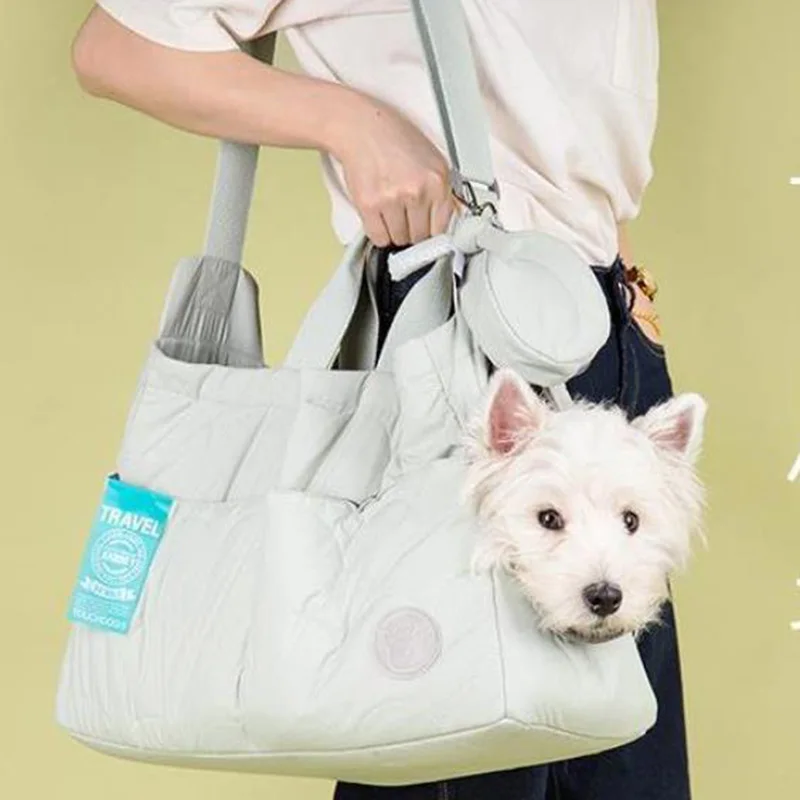 Imagem -02 - Suprimentos para Animais de Estimação Portátil Bolsa de Gato Grande Capacidade Leve Bolsa Crossbody Bolsa Filhote de Cachorro Chihuahua Yorkshire Cão Mochila para Animais de Estimação