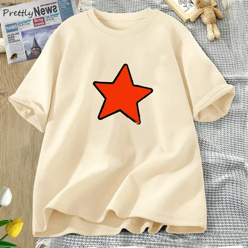 Scott Pilgrim kaus oblong Scott Pilgrim Star kaus wanita katun Grapihc Kaos Oblong lengan pendek mode Anime T-shirt Harajuku