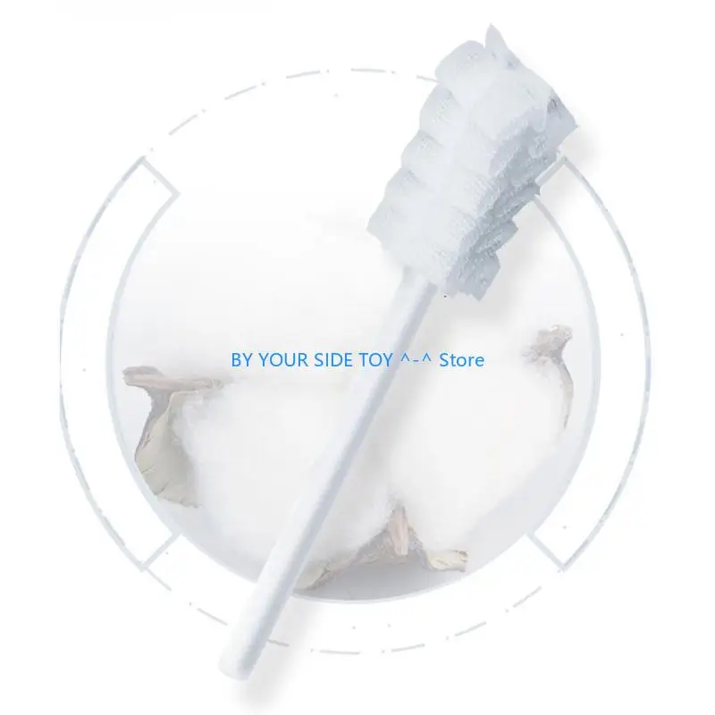 30 قطعة/صندوق منظف لسان الطفل المتاح الشاش فرشاة الأسنان ورقة قضيب الرضع تنظيف الفم فرشاة عصا U6XE