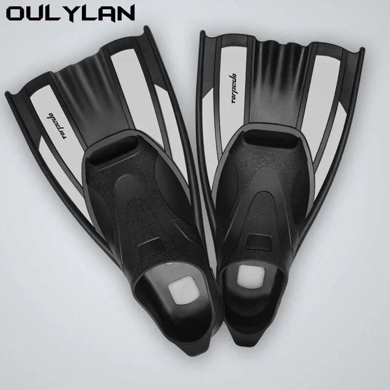 Oulylan-aletas de goma antideslizantes para natación y buceo, zapatos de playa para deportes acuáticos, flexibles y cómodos, profesionales