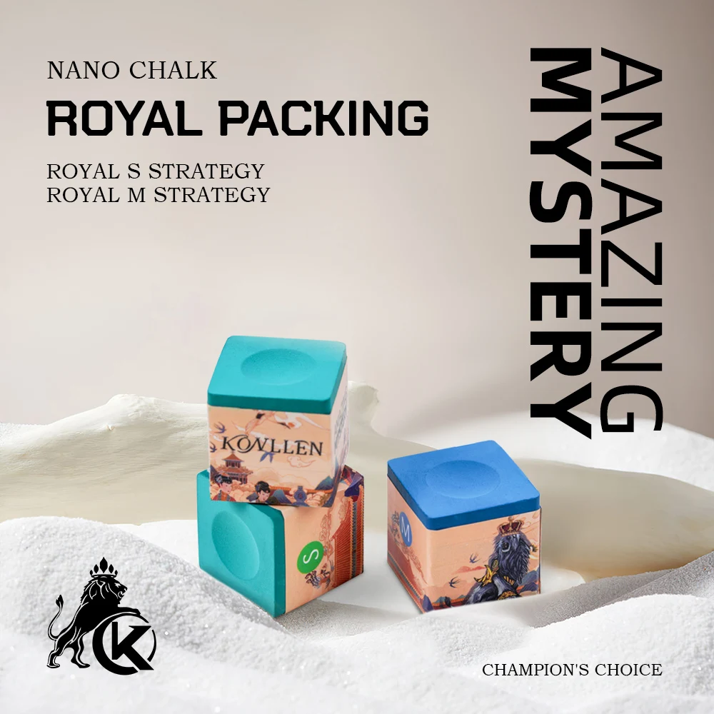 

KONLLEN Billiards Chalk Nano Technology Pool Cue Chalk Billiards Pool Stick Chalk with Leather Magnetic Chalk Holder