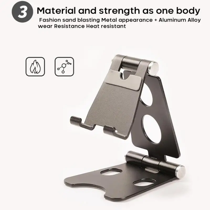 Adjustable Aluminum Tablet Stand for iPad Folding Tablet Desktop Holder Stand Support With Bag for