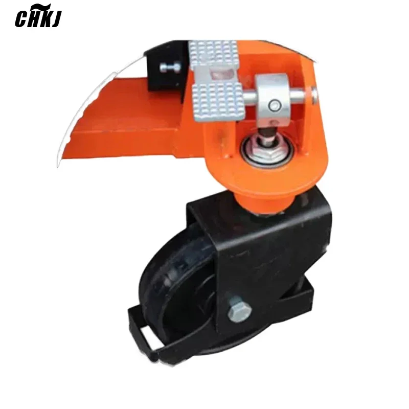 CHKJ 1T/1.5T Manual Hydraulic Stacker Lift Hand Push Forklift Auxiliary Lightweight Luggage Truck Multifunction Platform Mo