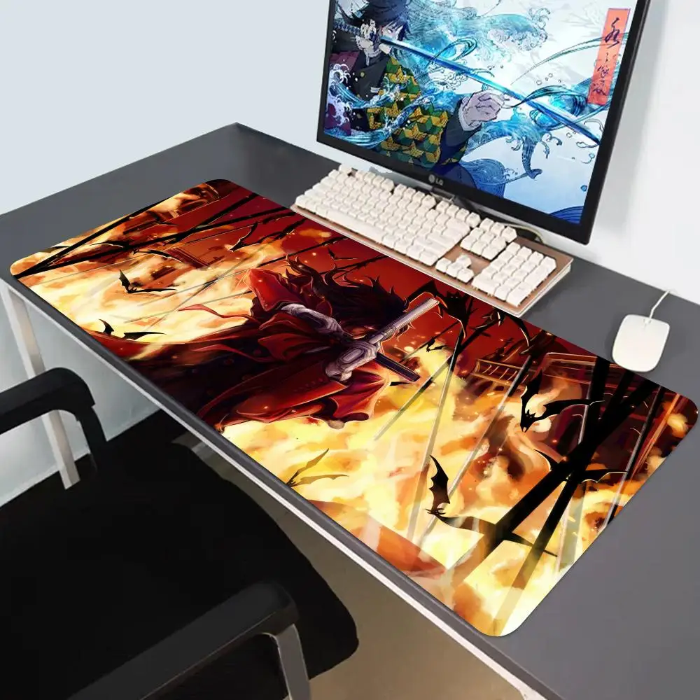 

Anime Hellsing Alucard mouse pad XXL Gaming Accessories Office Gamer Keyboard Desk Mat Non-Slip Laptop Notebook rubber mousepad