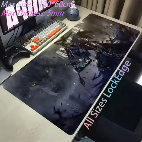 Mouse Carpet Dark Souls Computer Desk Mat Non-slip Mousepad Xxl Large Table Gamer Keyboard Gaming Cute Surface the Hot