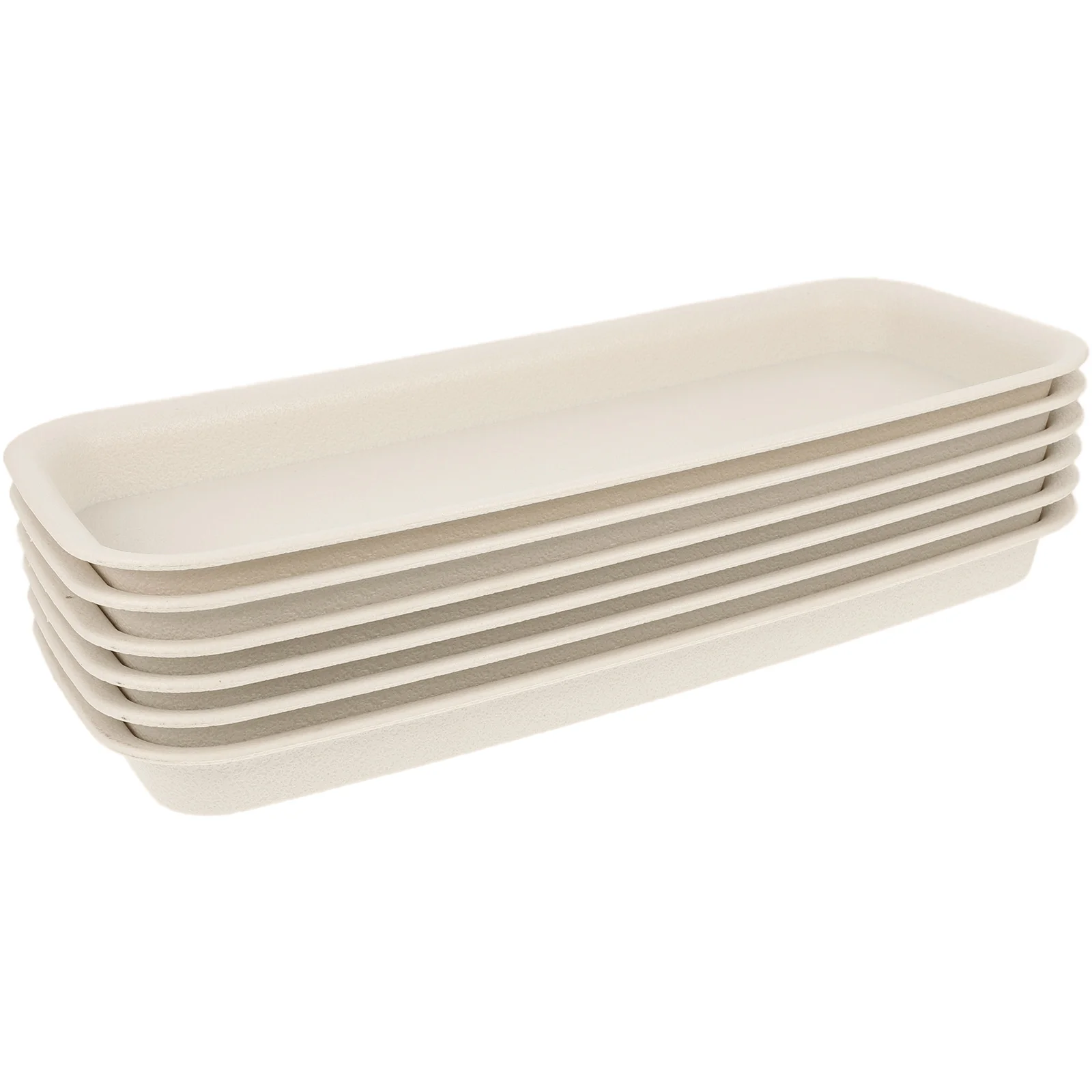 

6pcs Sturdy Flower Pot Premium Planter Pot Trays Leakproof Bottom Trays For Indoor Outdoor Garden Durable Lightweight Pp