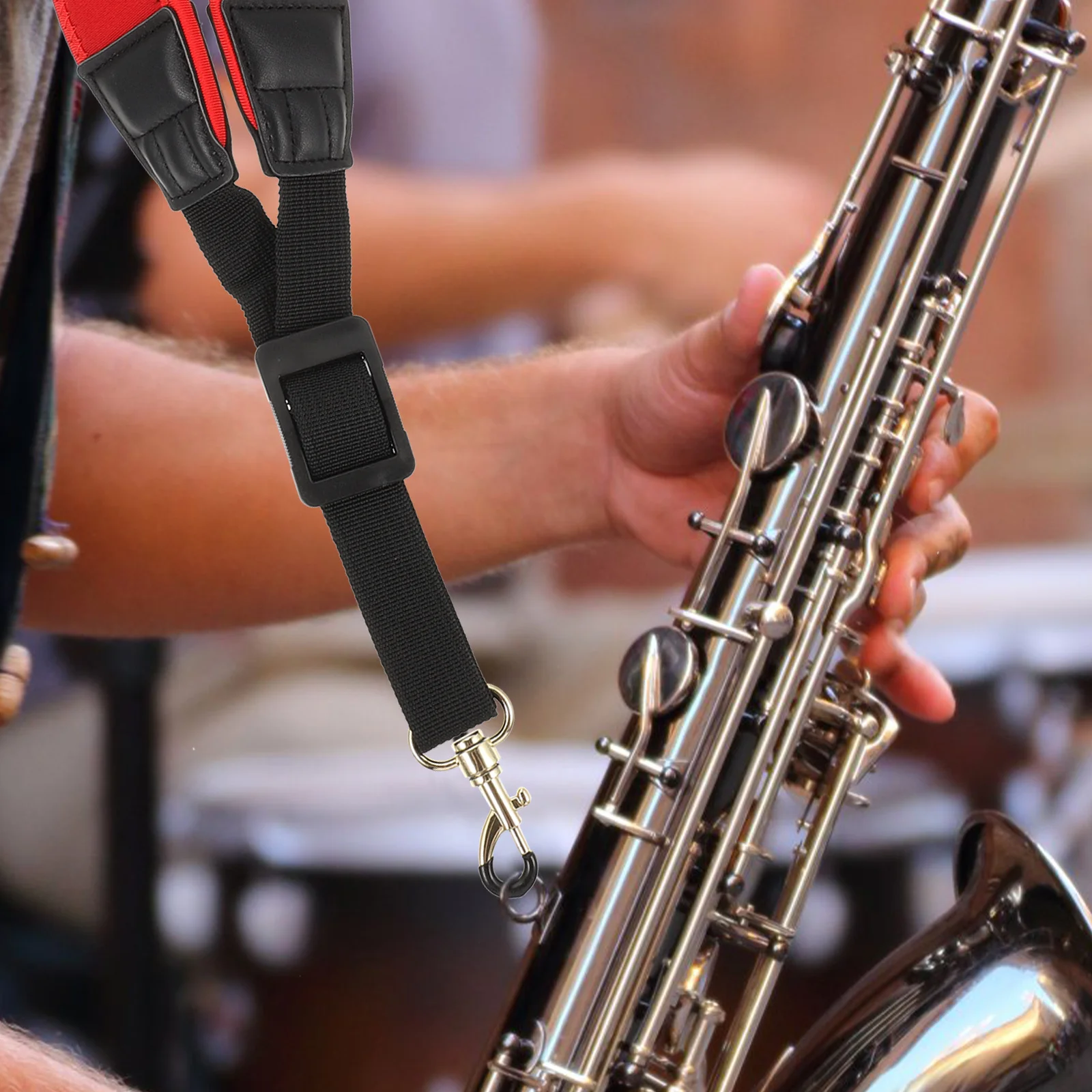 

Saxophone Neck Strap Durable For Alto Tenor Soprano Kids Sax Replacement Outdoor Use Accessory Instrument Part